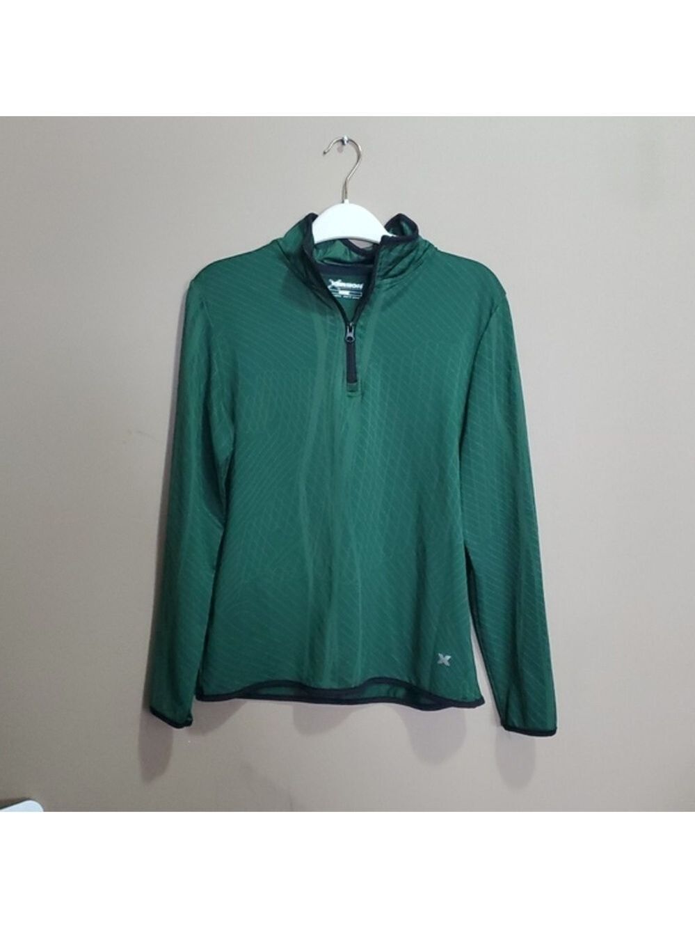Xersion Green Quarter Zip Pullover Size Medium